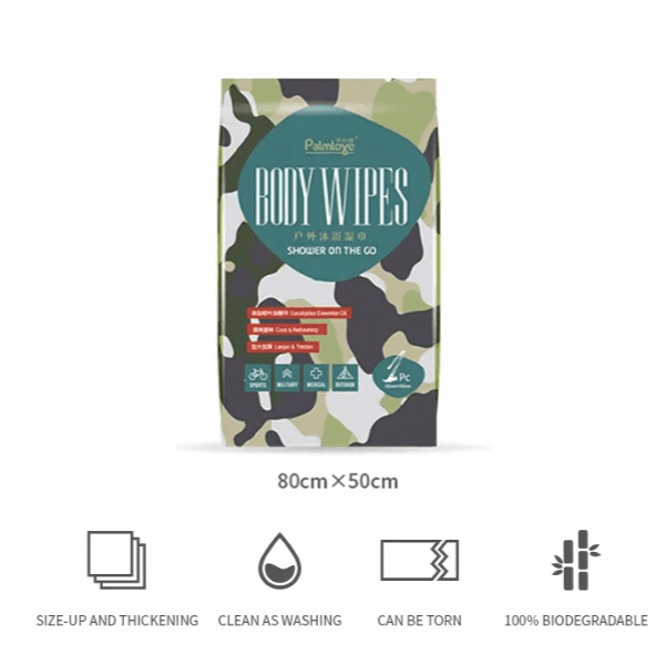 Shower On The Go Wipes - Large