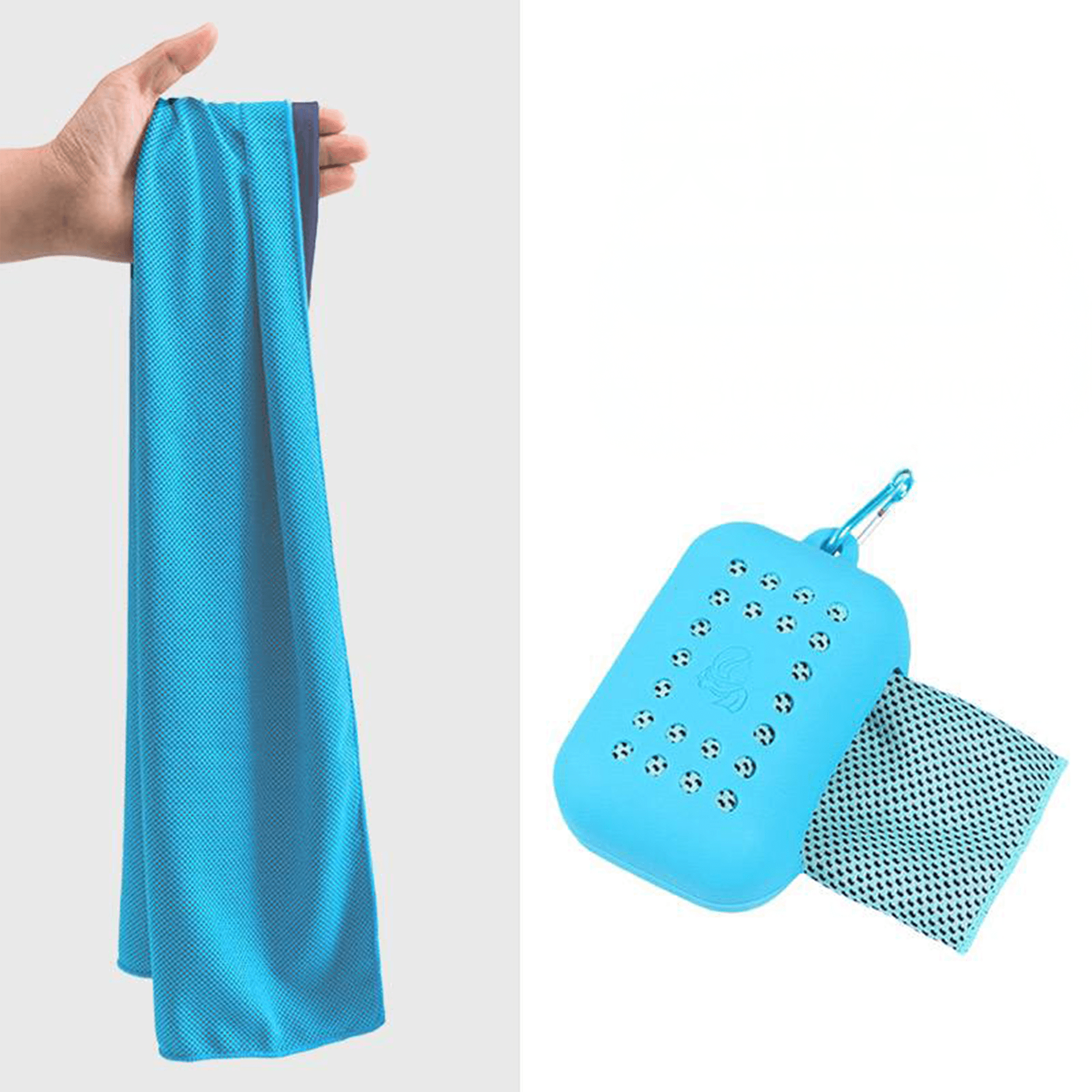 Microfiber Towel with Silicone Casing