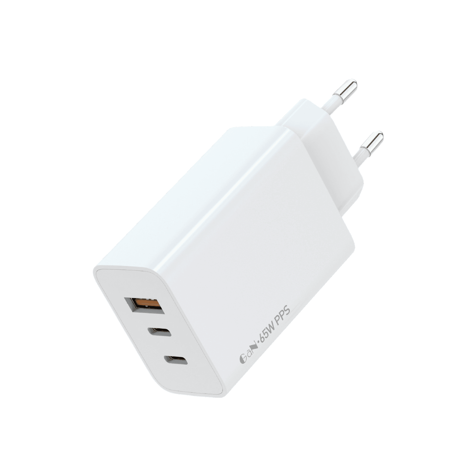 65W Fast Charging 2-Pin Plug (Travel Size)