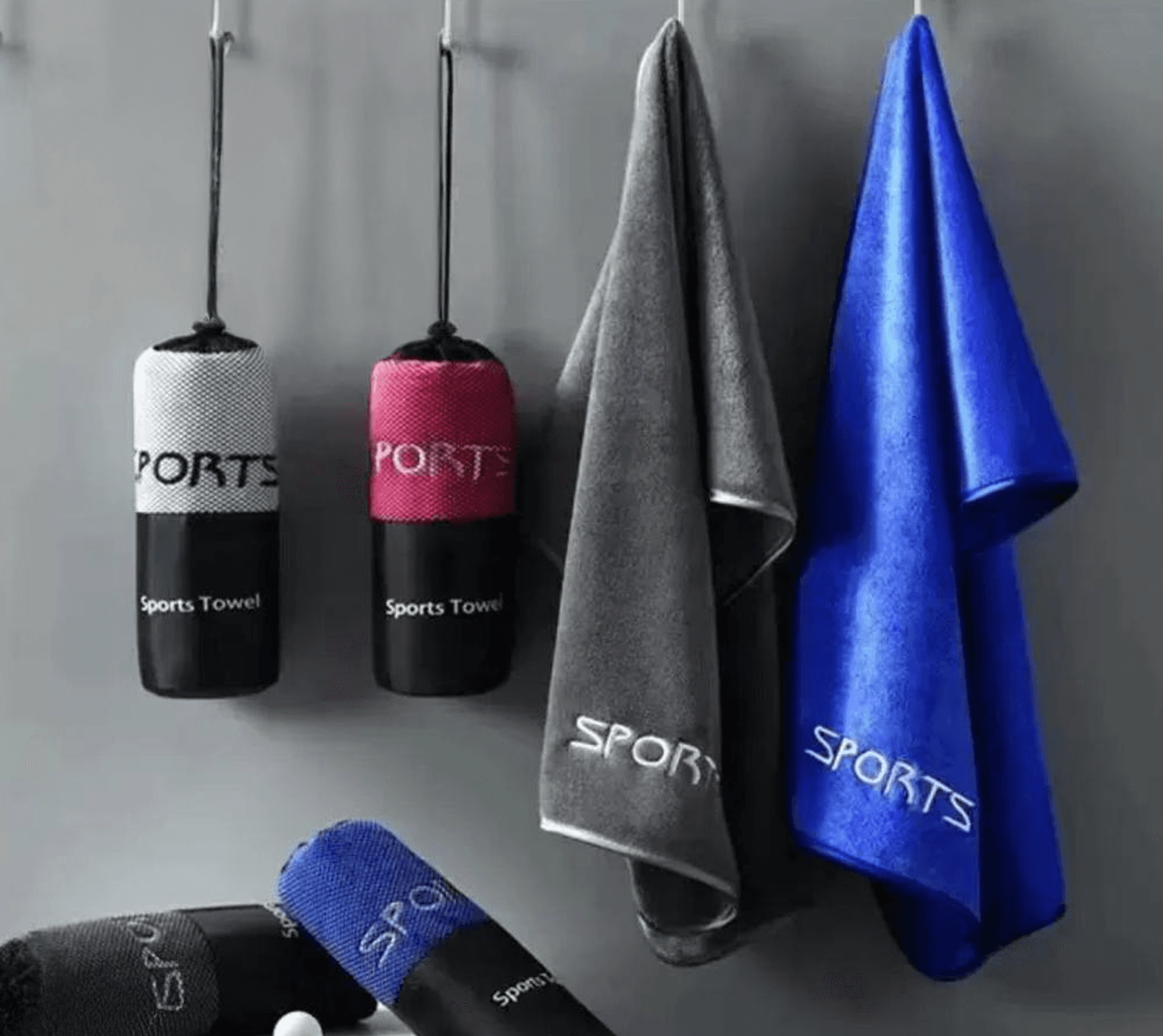 Microfiber Towel with Drawstring Bag