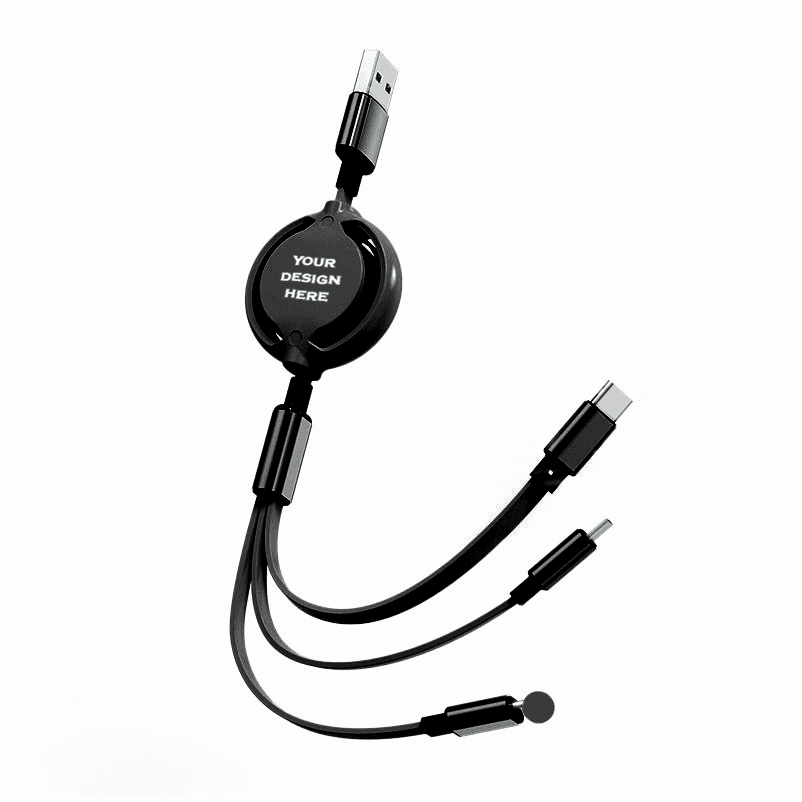 3-in-1 Extendable USB Multicable w/o LED